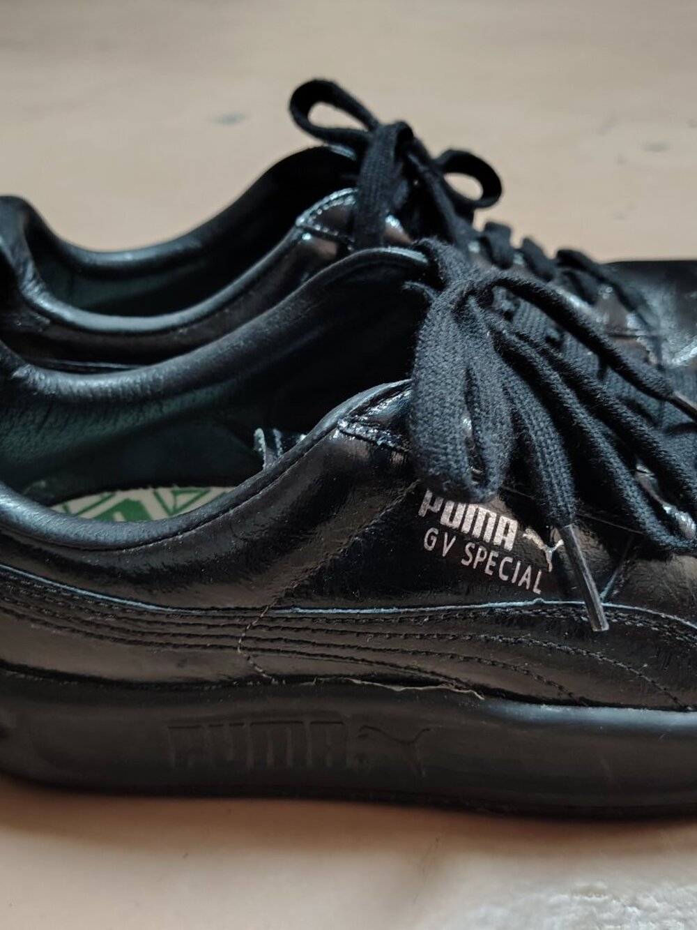 Puma GV Special Matte & Shine women's US Size 6.5 black Sneakers